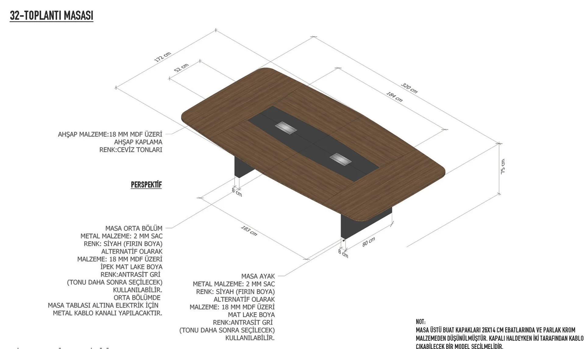 Furniture detail drawings.