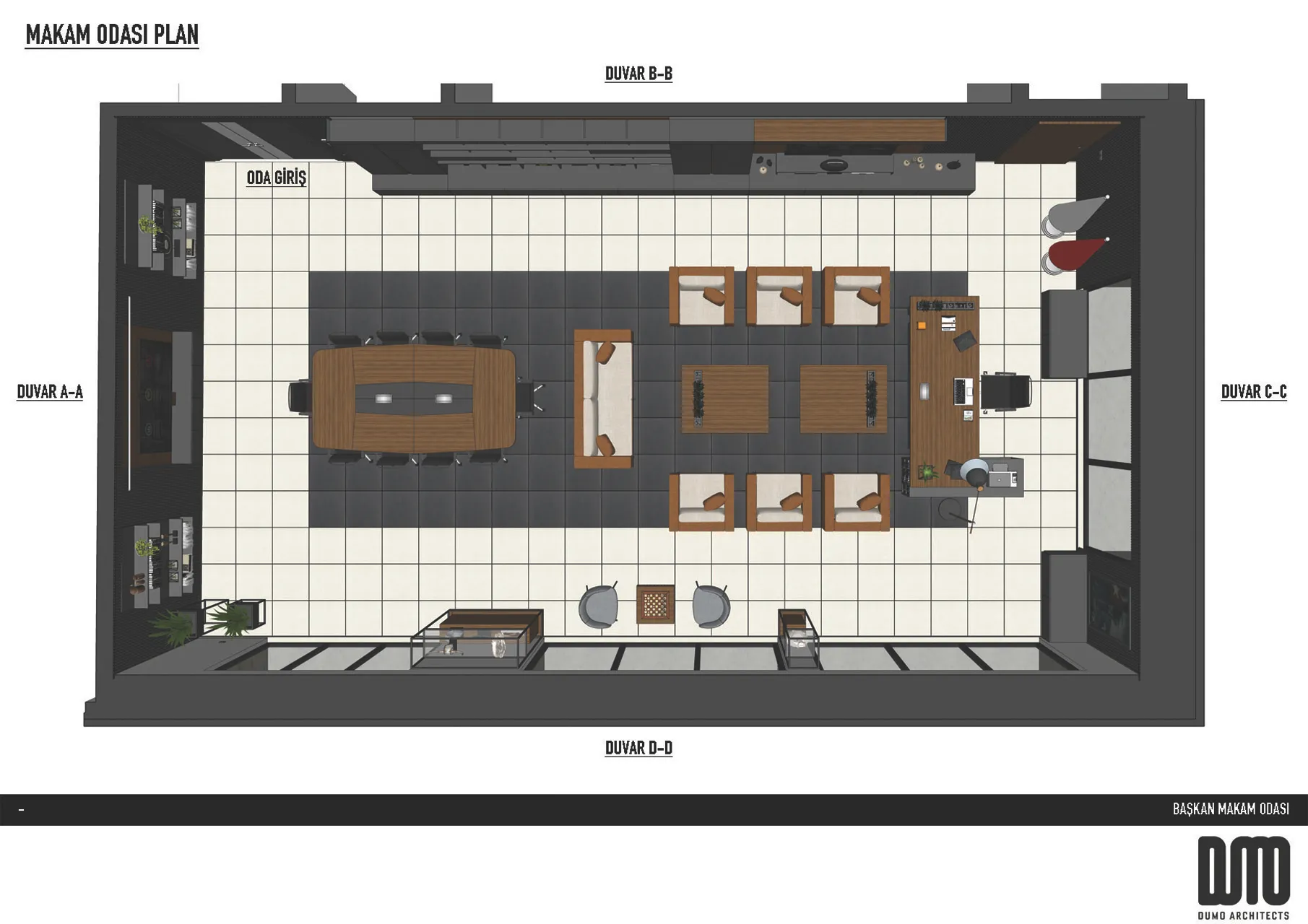 3D floor plan.