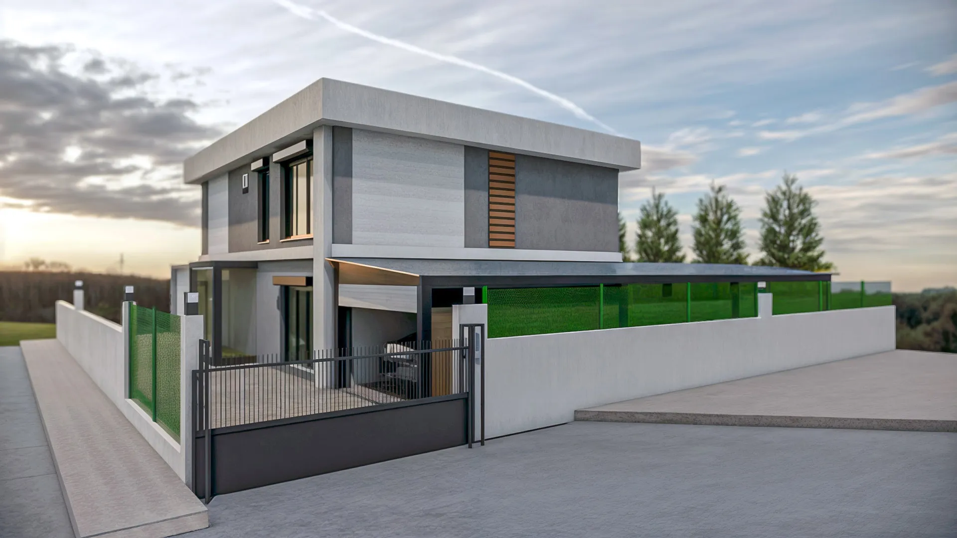 The building's colors, materials used, and existing functions played an important role in shaping the new structure.