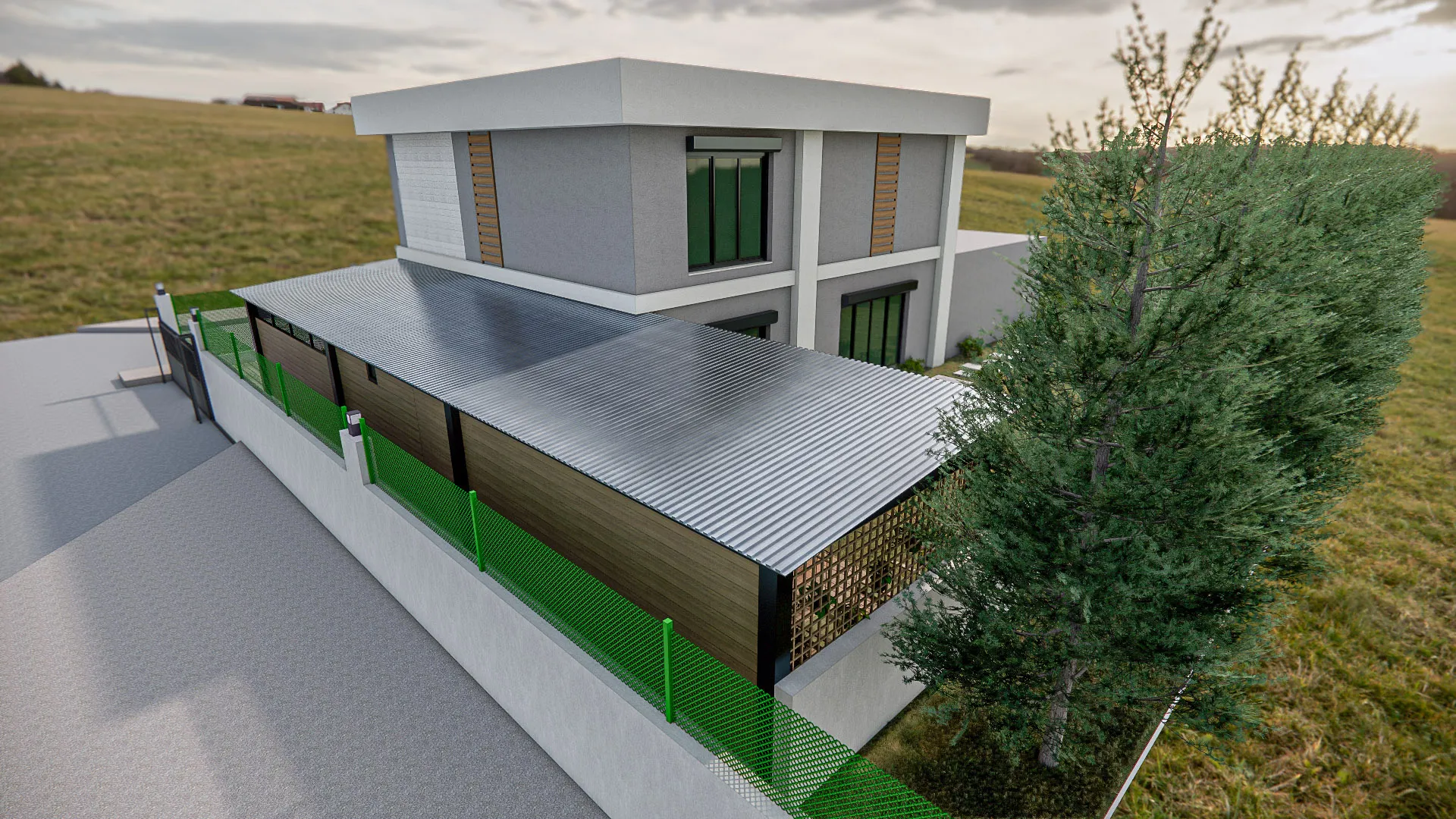 General view of the project area.