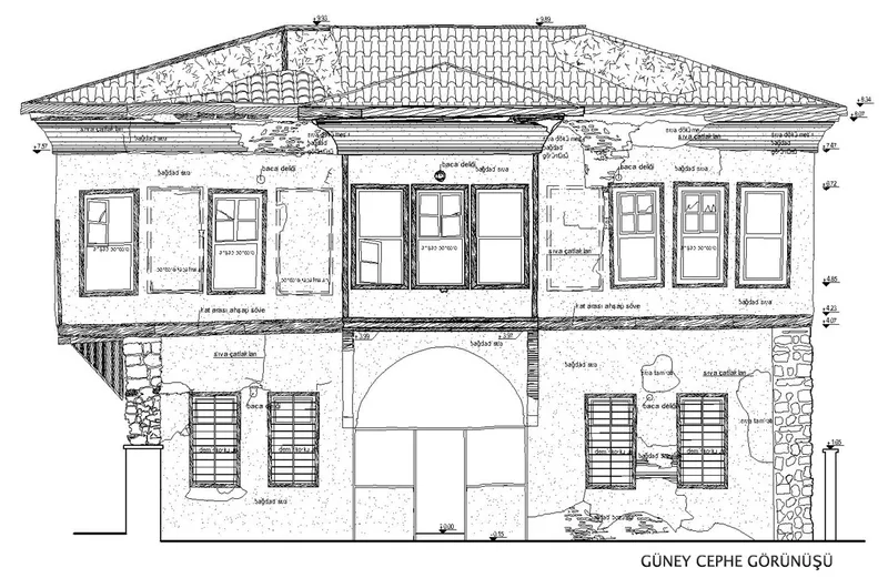Sample facade drawing.